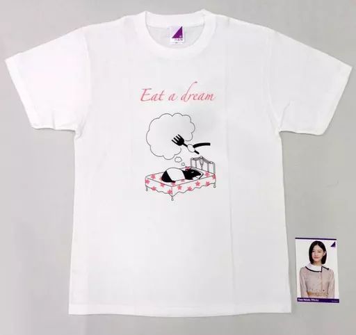 中古】衣類 中田花奈 生誕記念Tシャツ(ポストカード付) ホワイト XL