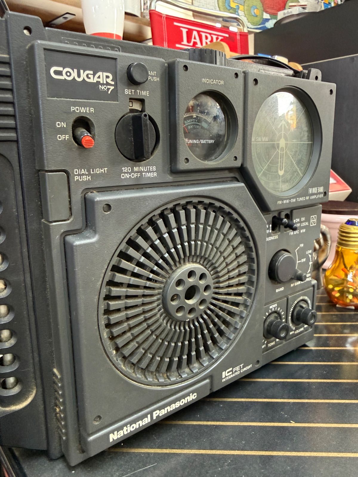 National Panasonic BCLラジオ クーガNo.7 RF-877 1970年代 ナショナル 