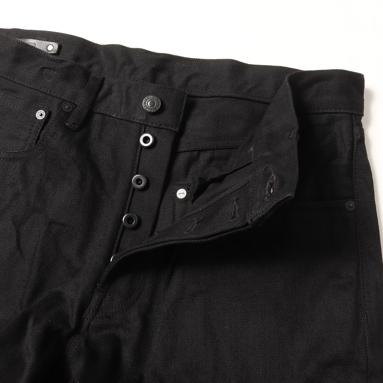 美品】MINEDENIM マインデニム パンツ ブラック 黒 サイズ:34 | 25AW 
