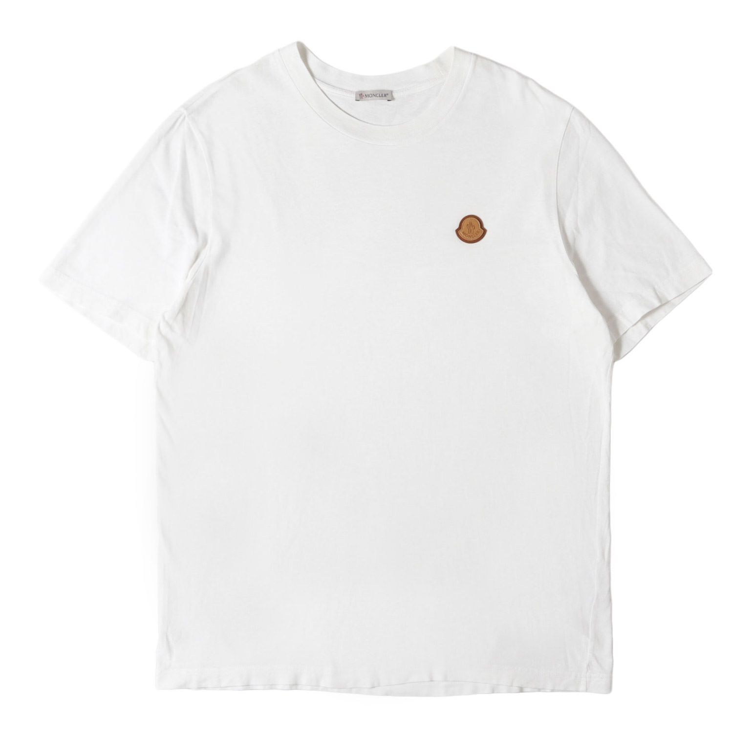 MONCLER モンクレール Tシャツ ホワイト 白 サイズ:M | 23AW レザー 