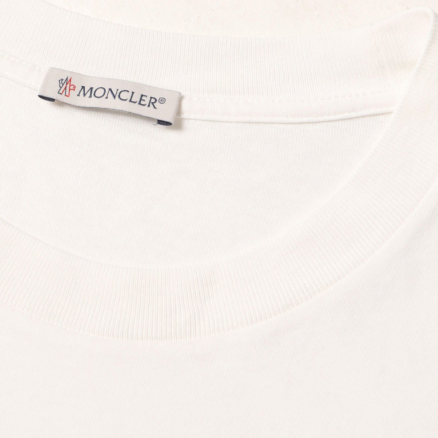 MONCLER モンクレール Tシャツ ホワイト 白 サイズ:M | 23AW レザー 