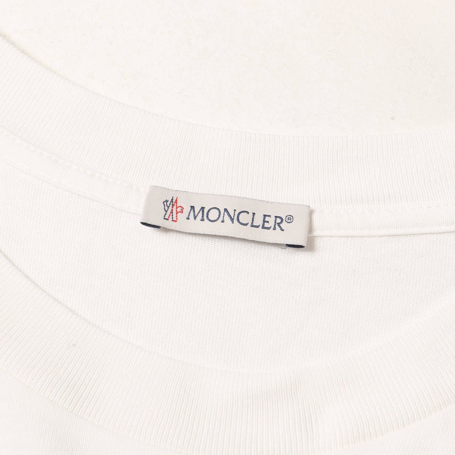 MONCLER モンクレール Tシャツ ホワイト 白 サイズ:M | 23AW レザー 