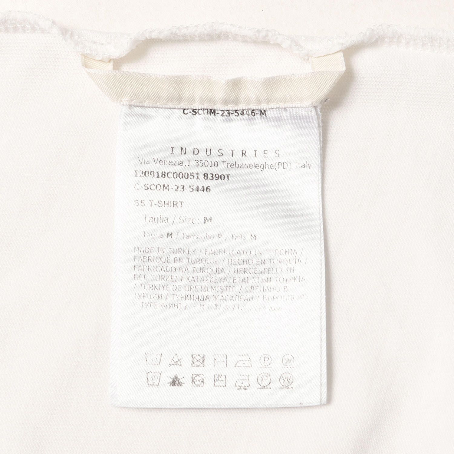 MONCLER モンクレール Tシャツ ホワイト 白 サイズ:M | 23AW レザー 