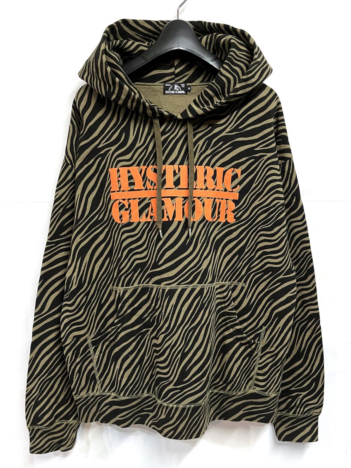 HYSTERIC GLAMOUR｜ヒステリックグラマー ゼブラ柄 ロゴプリント プル 