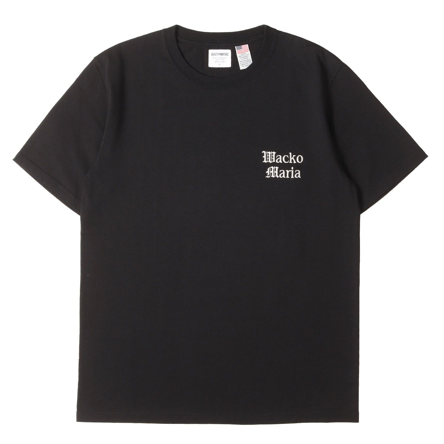 美品】WACKO MARIA ワコマリア Tシャツ ブラック 黒 サイズ:L | 23SS 