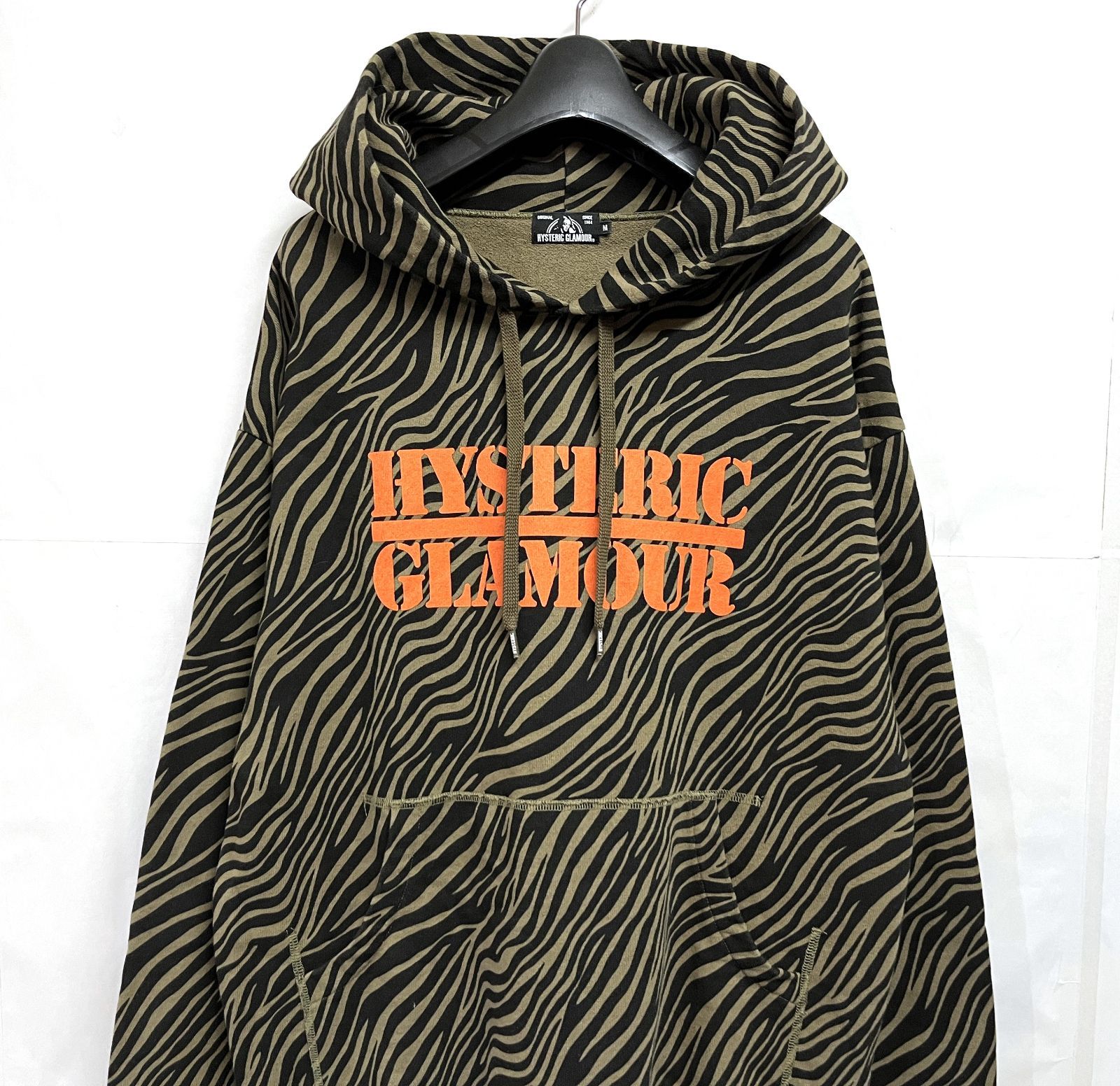 HYSTERIC GLAMOUR｜ヒステリックグラマー ゼブラ柄 ロゴプリント プル