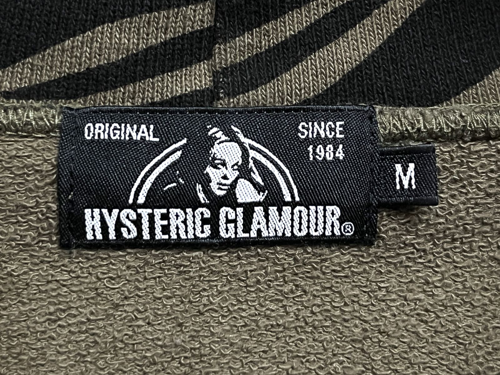 HYSTERIC GLAMOUR｜ヒステリックグラマー ゼブラ柄 ロゴプリント プル