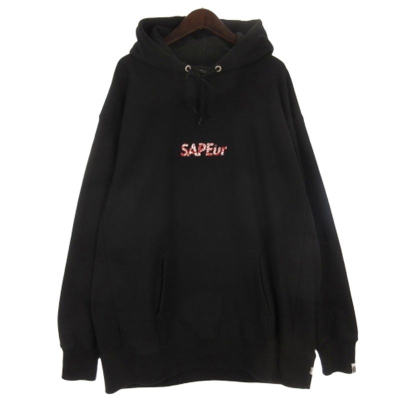 SAPEur サプール パーカー ロッドマン 黒 XXL 【公式通販】
