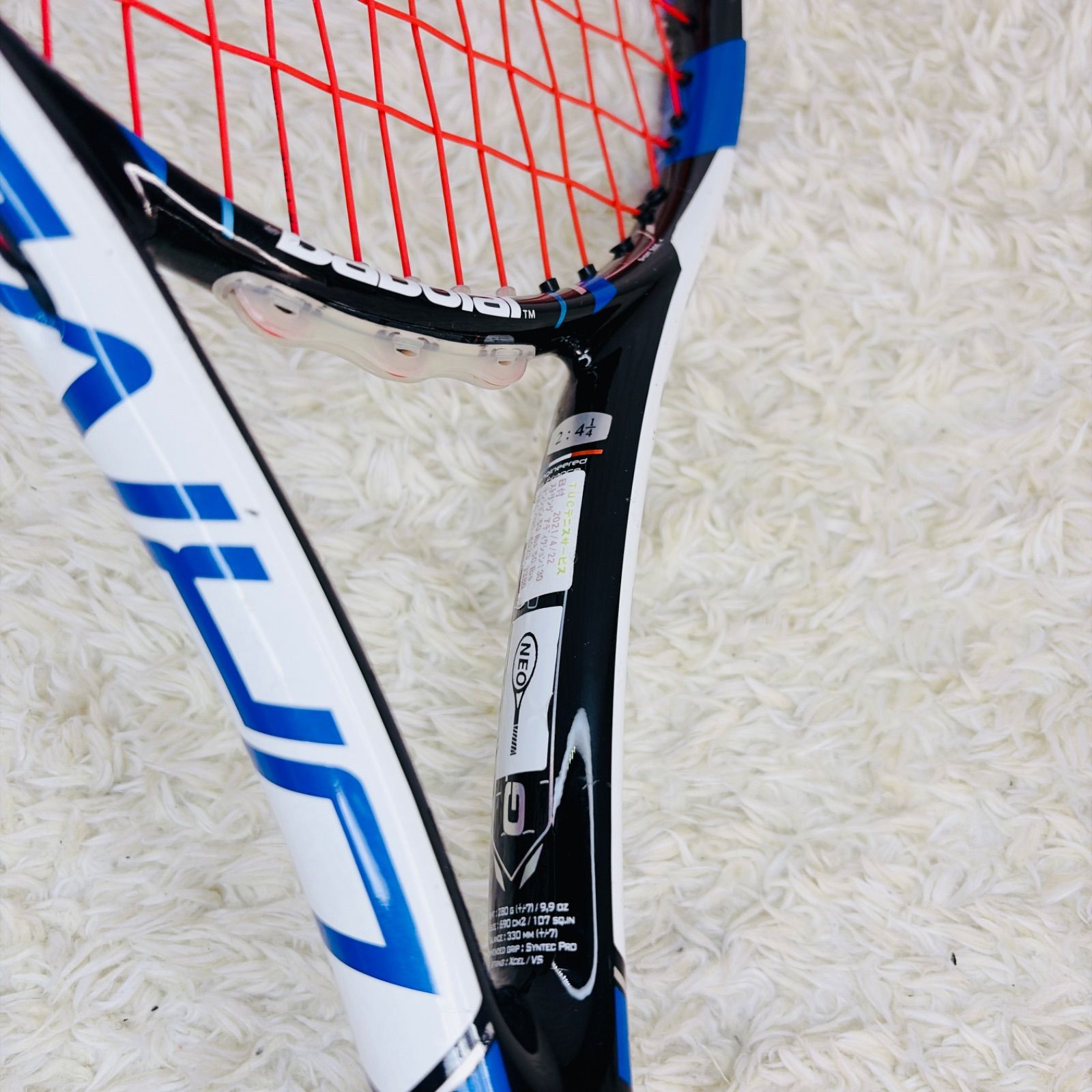 BABOLAT バボラ PURE DRIVE ピュア ドライブ 107 2015年モデル GRIP