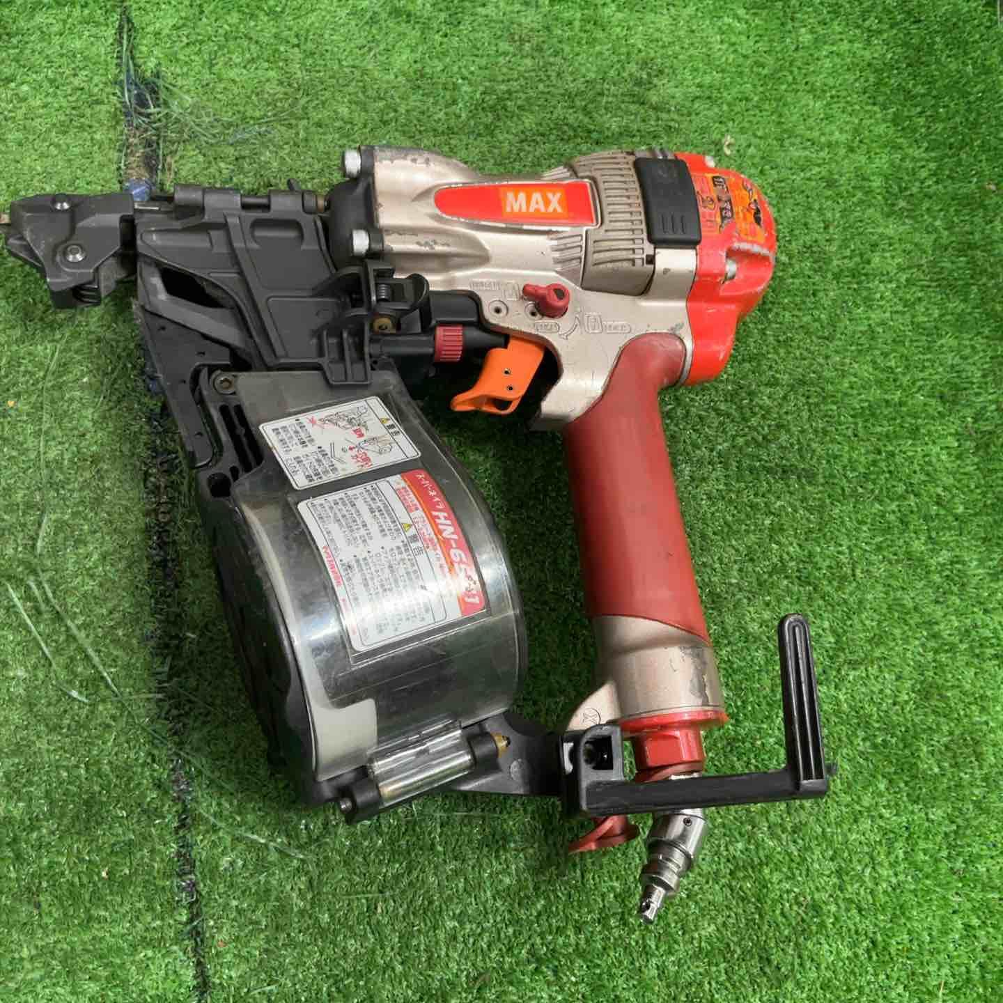 MAX HN-65Z1 高圧釘打ち機 【リライズ野田愛宕店】【店頭取引限定】【中古】【管理番号：ITOOBWENQ8V8】 Amazon | マックス(MAX) スーパーネイラ 【Zﾏｰｸ・Cﾏｰｸ 接合金物用】 HN