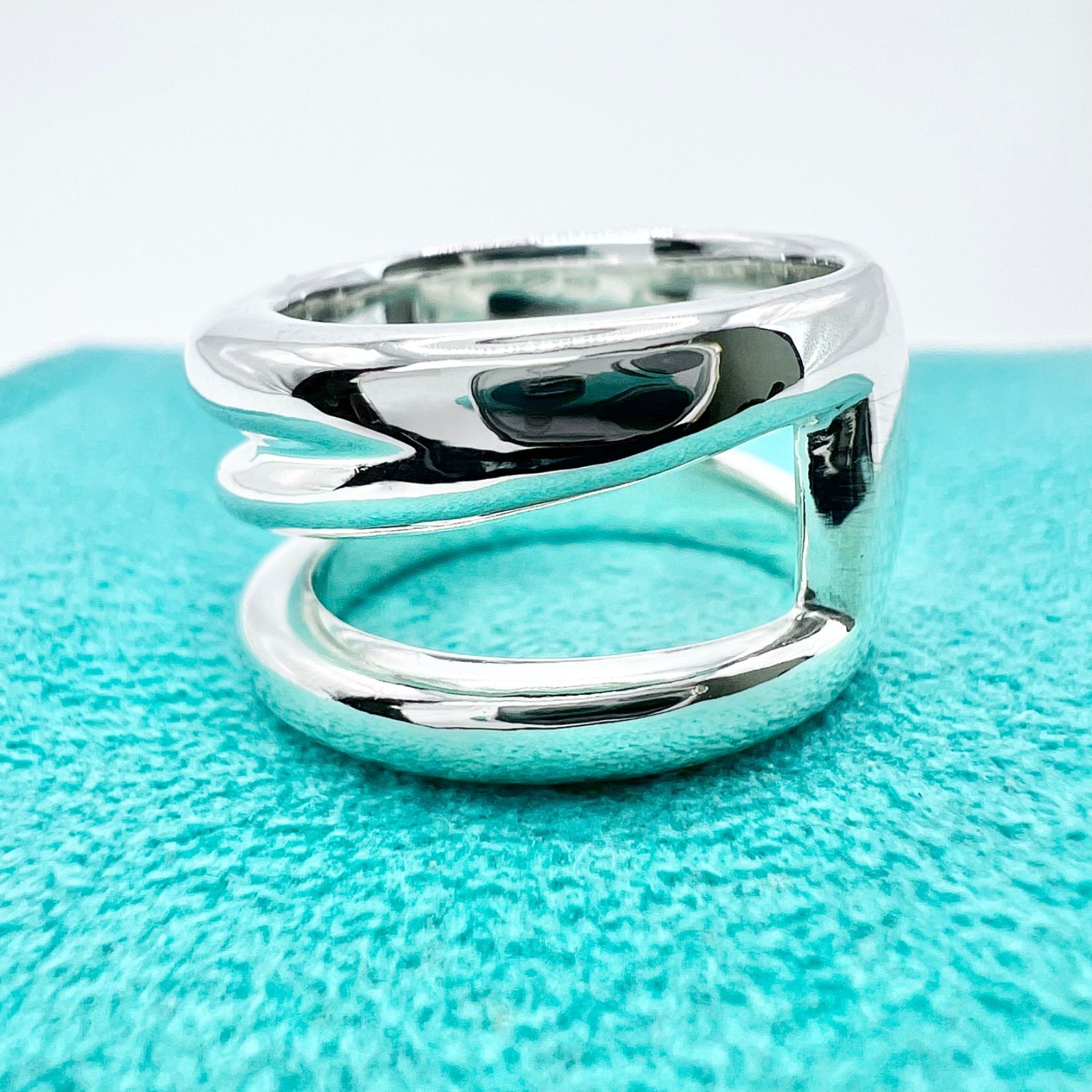 美品 VINTAGE TIFFANY ティファニー ダイアゴナル バングル 極美品 