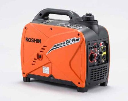 KOSHIN 工進 GV-9i インバーター発電機 定格出力0.9kVA 50/60Hz切替式 