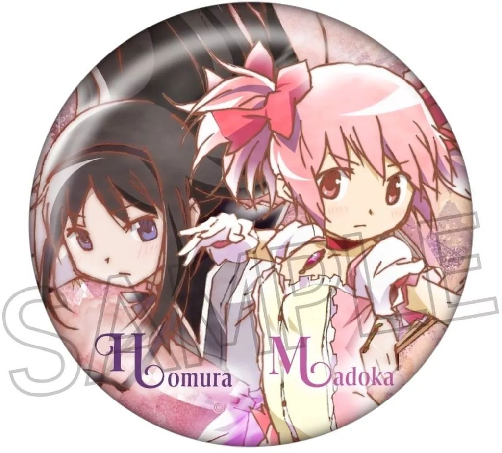 中古】バッジ・ビンズ 鹿目まどか＆暁美ほむら 「魔法少女まどか
