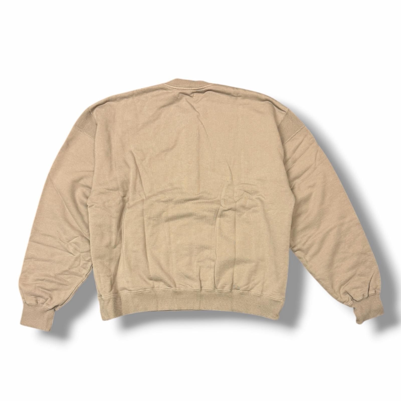参考上代37400円 未使用 MATSUFUJI 25SS Henley neck sweatshirt