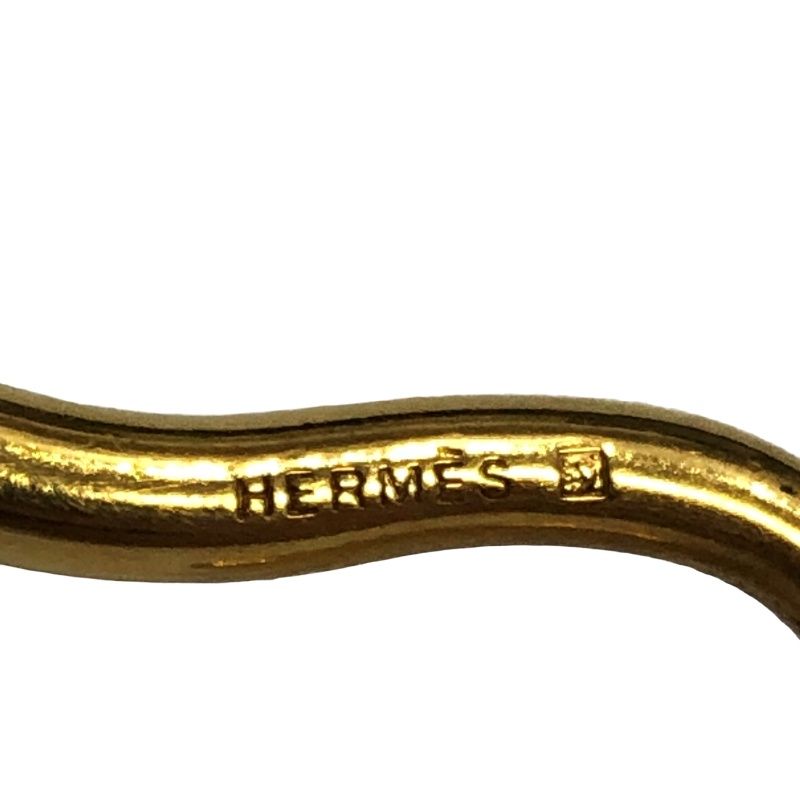 HERMES エルメス ブレスレット ジャンボ ブラウン×ゴールドカラー