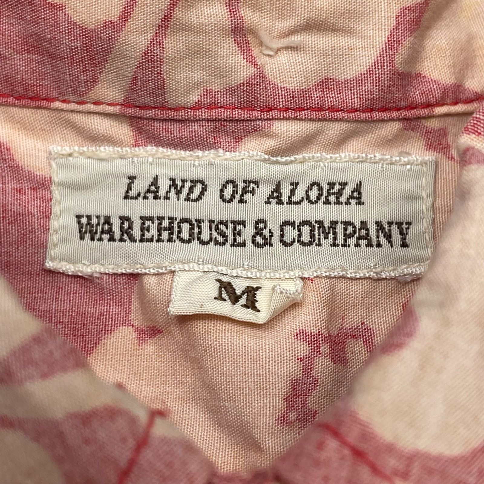 WAREHOUSE アロハシャツ Sサイズ Mサイズ WAREHOUSE ウェアハウス 