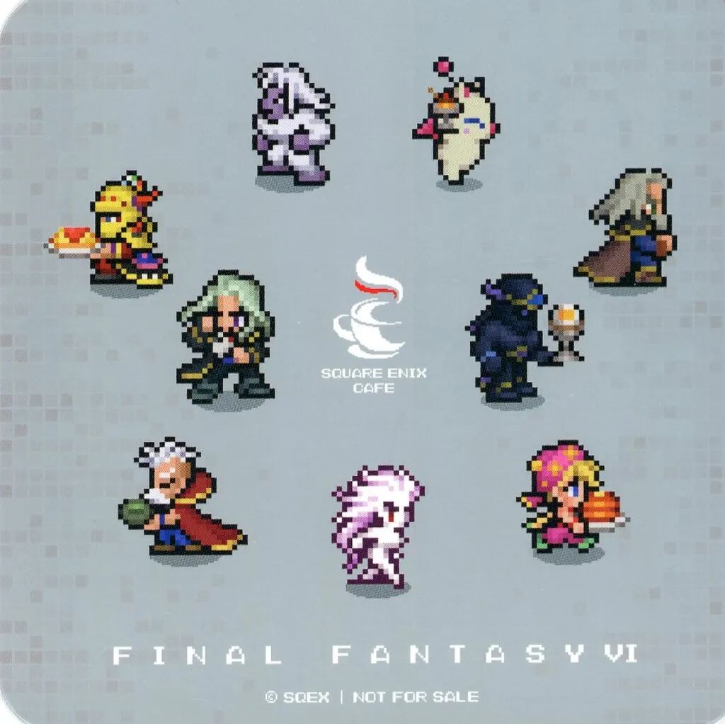 中古 未使用 ファイナルファンタジー スクウェアエニックス カフェ コースター 中古】コースター(キャラクター) 全10種セット オリジナルコースター