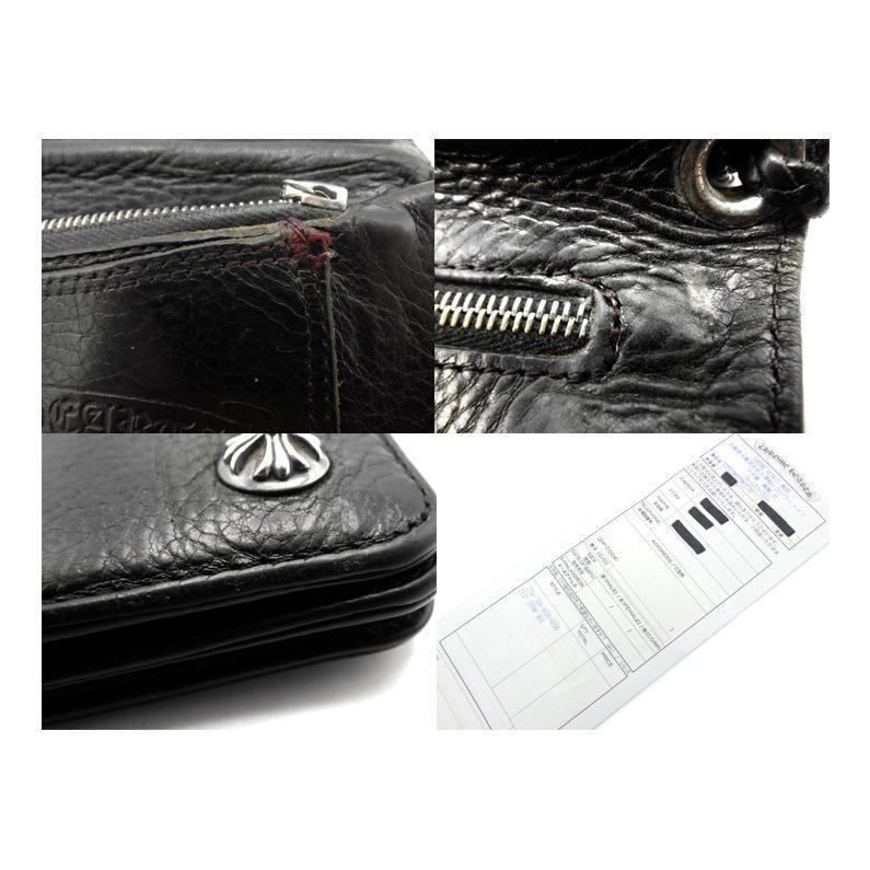 原本付】CHROME HEARTS/クロムハーツ 2ジップウォレット ブランド別 く
