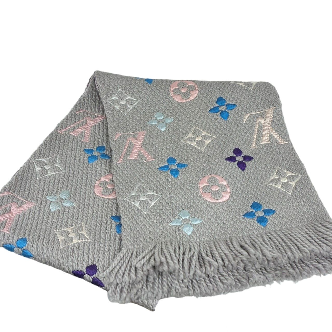 LOUIS VUITTON ルイヴィトン エシャルプ ロゴマニア レインボー M75874