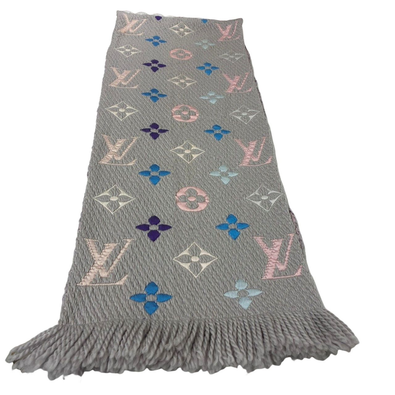 LOUIS VUITTON ルイヴィトン エシャルプ ロゴマニア レインボー M75874
