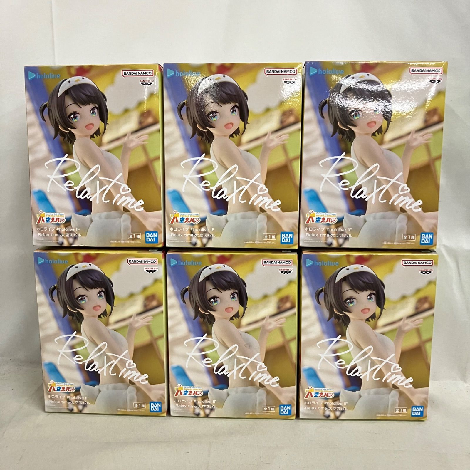 未開封 ホロライブ Relax time 大空スバル フィギュア 6個セット 