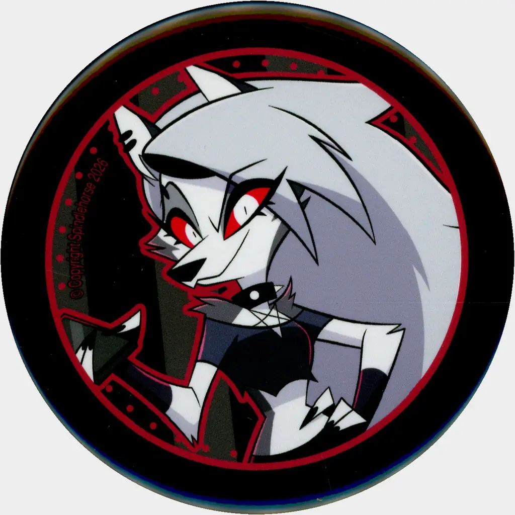 【希少】【ヘルヴァボス】ピンバッジ ルーナ 中古】バッジ・ピンズ ルーナ 「Helluva Boss and Hazbin Hotel