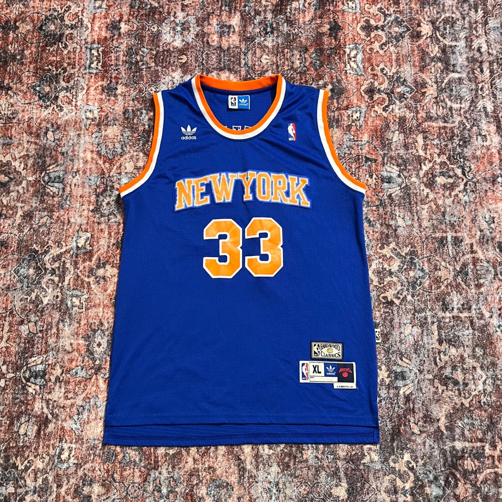 【新品】NBA パトリック・ユーイング ニューヨーク・ニックス ユニフォーム M NBA ニューヨーク・ニックス パトリック・ユーイング #33 ユニフォーム