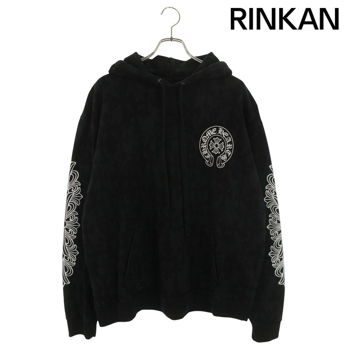 クロムハーツ SWTSHRT PLV CHクロス総柄袖フローラルプリントプル 