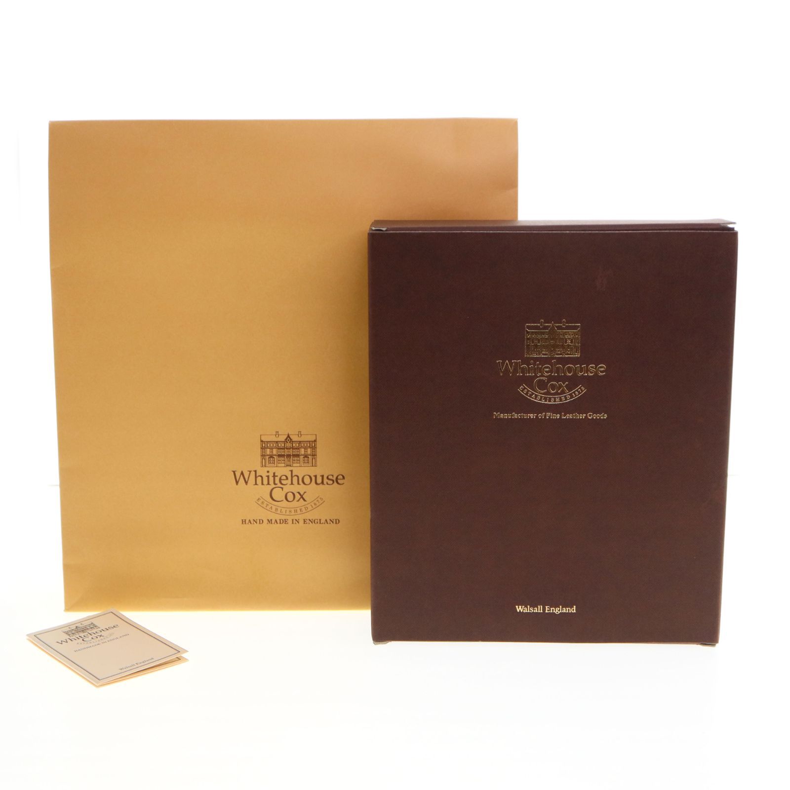中古】Whitehouse Cox ホワイトハウスコックス 手帳カバー ブライドル 