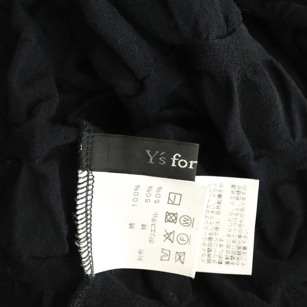 ワイズフォーリビング Y's for living プリーツ加工ボレロカーディガン