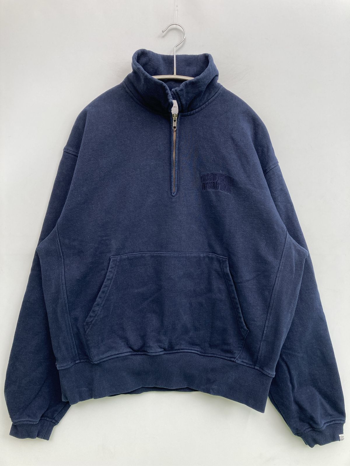 thisisneverthat ディスイズネバーザット スウェット M ネイビー 