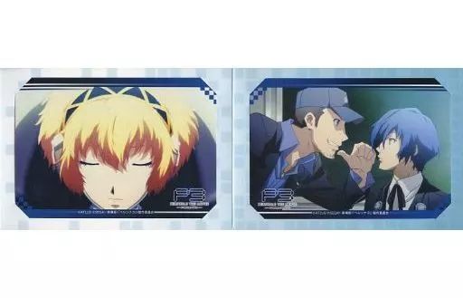 劇場版 ペルソナ3 ブロマイド 主人公 結城理 アイギス 伊織順平 中古】キャラカード アイギス/結城理＆伊織順平 「ペルソナ3 THE MOVIE