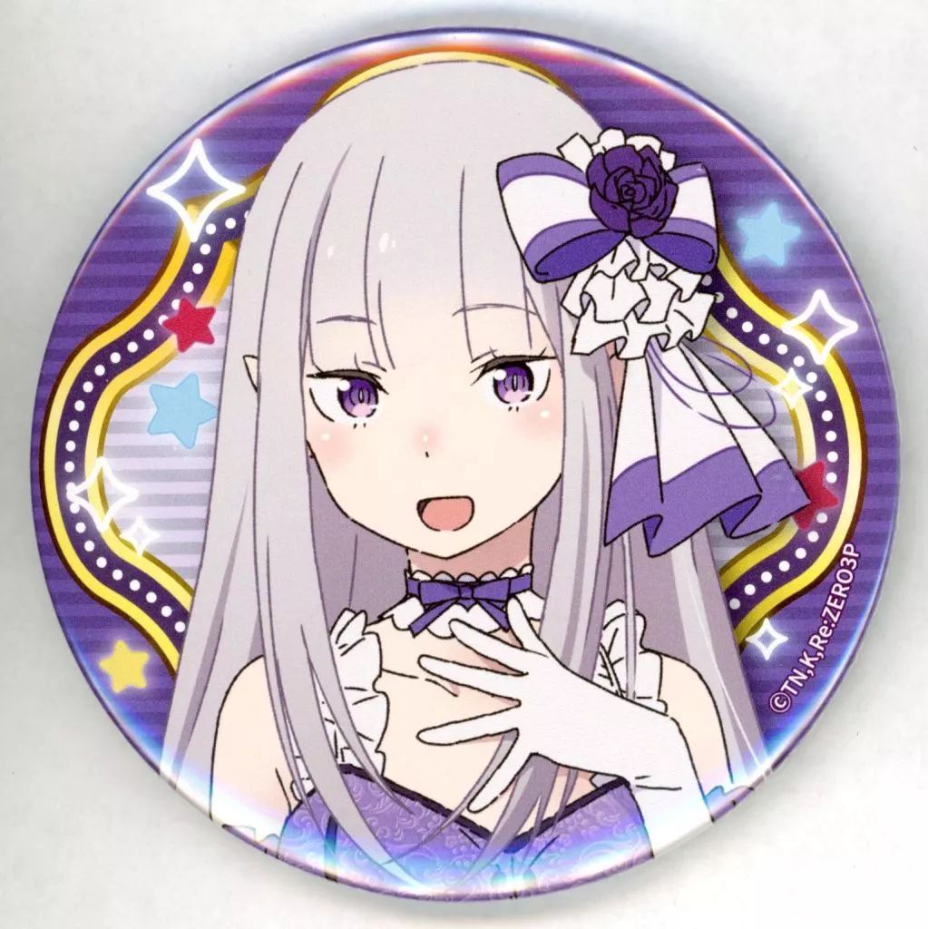 中古バッジ・ビンズ クルシュ・カルステン 75mm缶バッジ I Re:ゼロから
