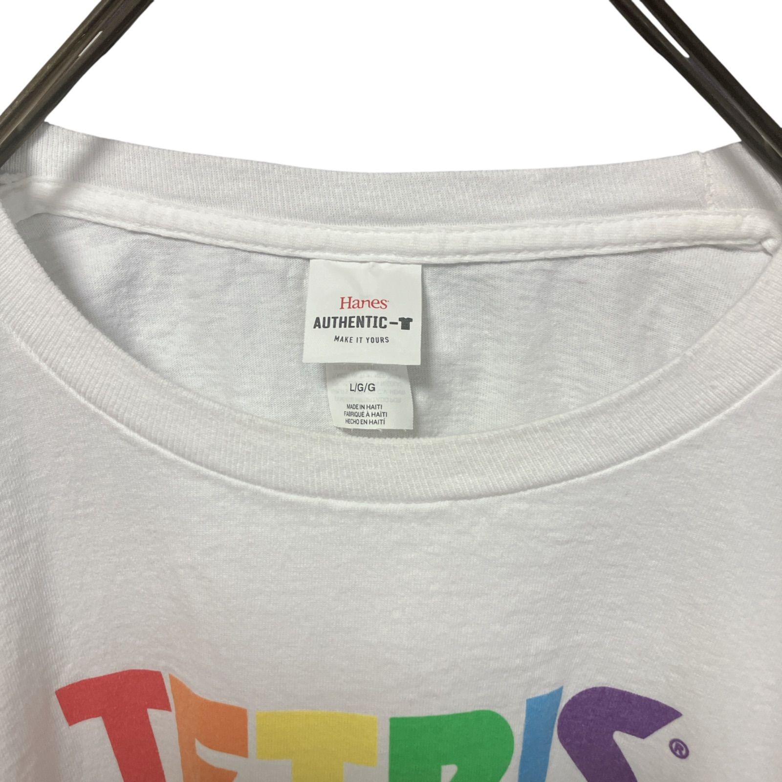 限定非売品】Hanesヘインズ アメリカ赤十字社 TETRIS テトリス コラボT 