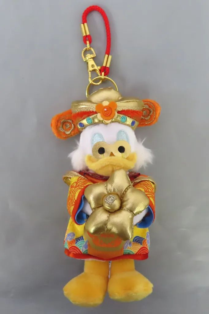 【】ぬいぐるみマスコット・ぬいぐるみバッジ スクルージ・マクダック ぬいぐるみキーホルダー・キーチェーン 「ディズニー」 上海ディズニーリゾート限定