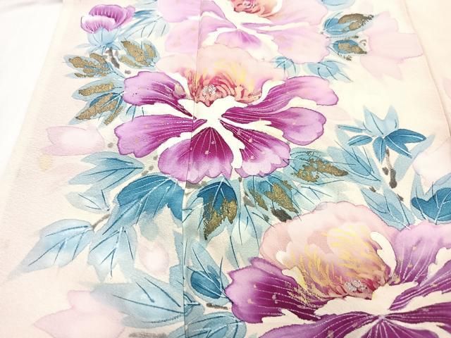 平和屋着物□訪問着 枝花文 金銀彩 正絹 逸品 CABF4868xe - メルカリ