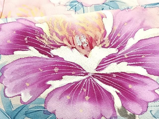 平和屋着物□訪問着 枝花文 金銀彩 正絹 逸品 CABF4868xe - メルカリ