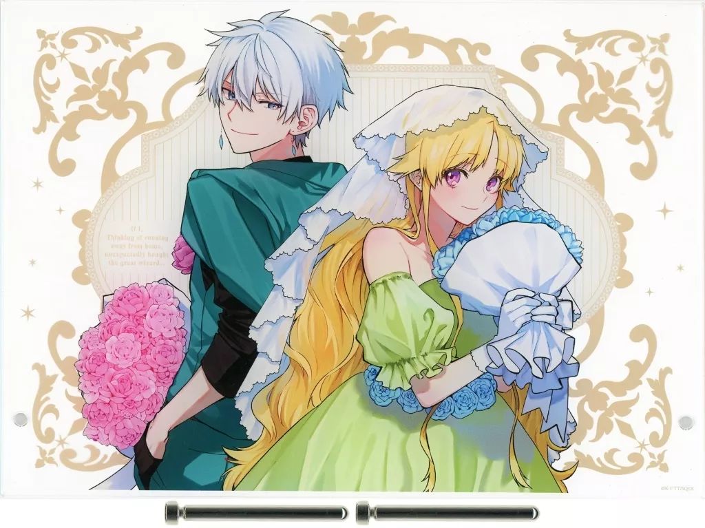 家逃げ　ジゼル　エル　アクリルパネル　アクリルスタンド　家から逃げ出したい私が 中古】アクリルスタンド・アクリルパネル エルとジゼルのお色直し