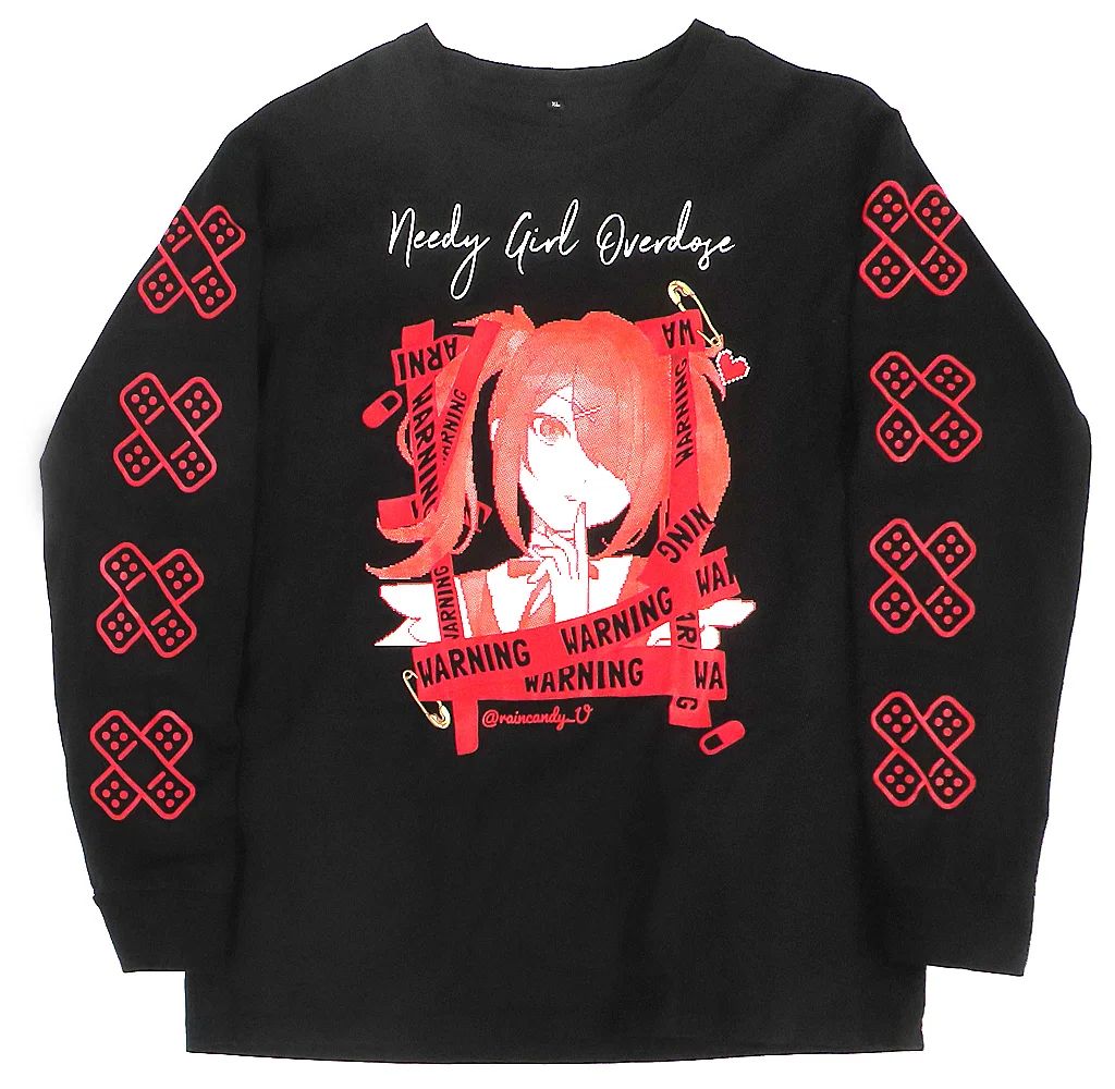 中古】Tシャツ あめちゃんモデル AW ビッグシルエットロンT ブラック