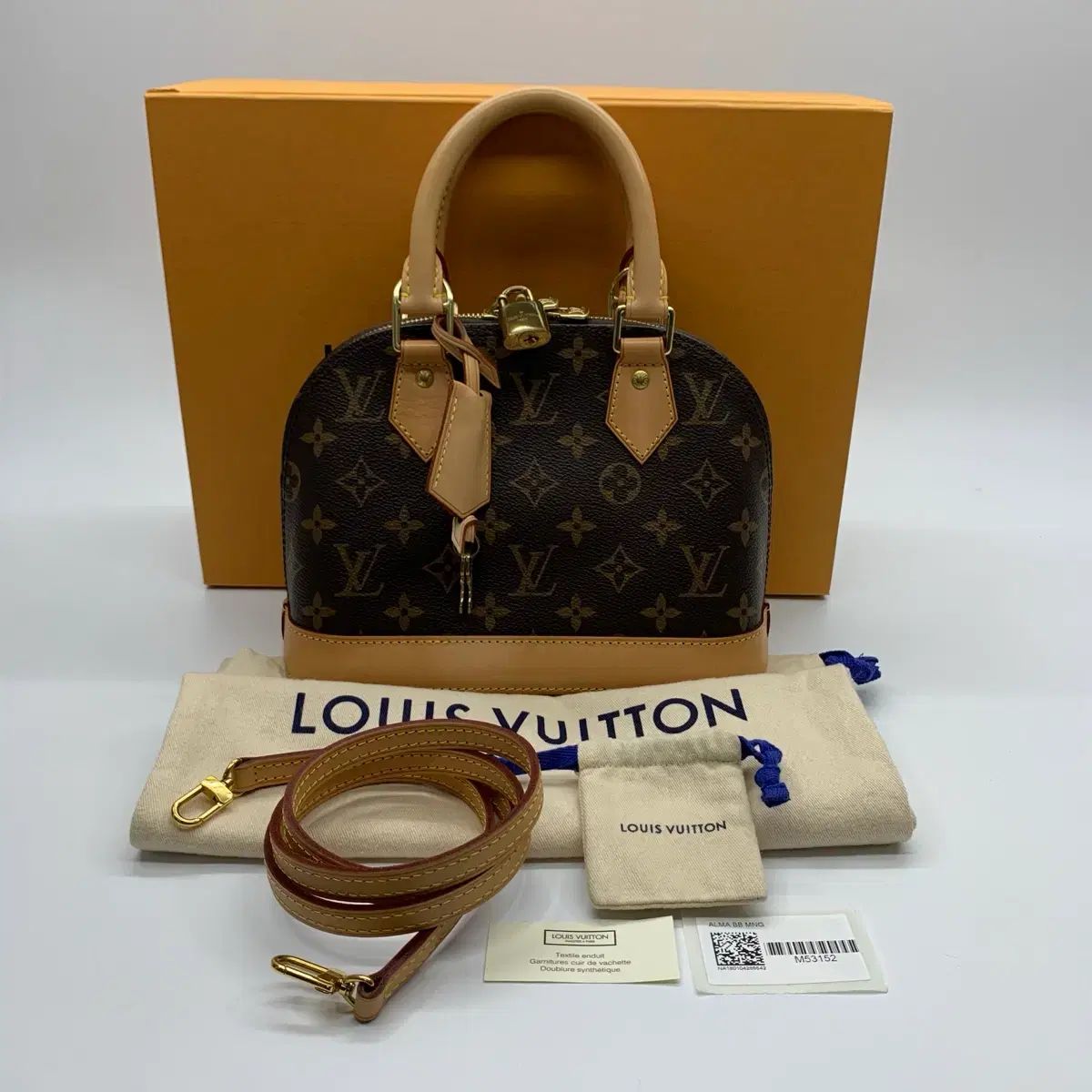 267001330 Louis Vuitton ルイヴィトン アルマ BB モノグラム M53152 