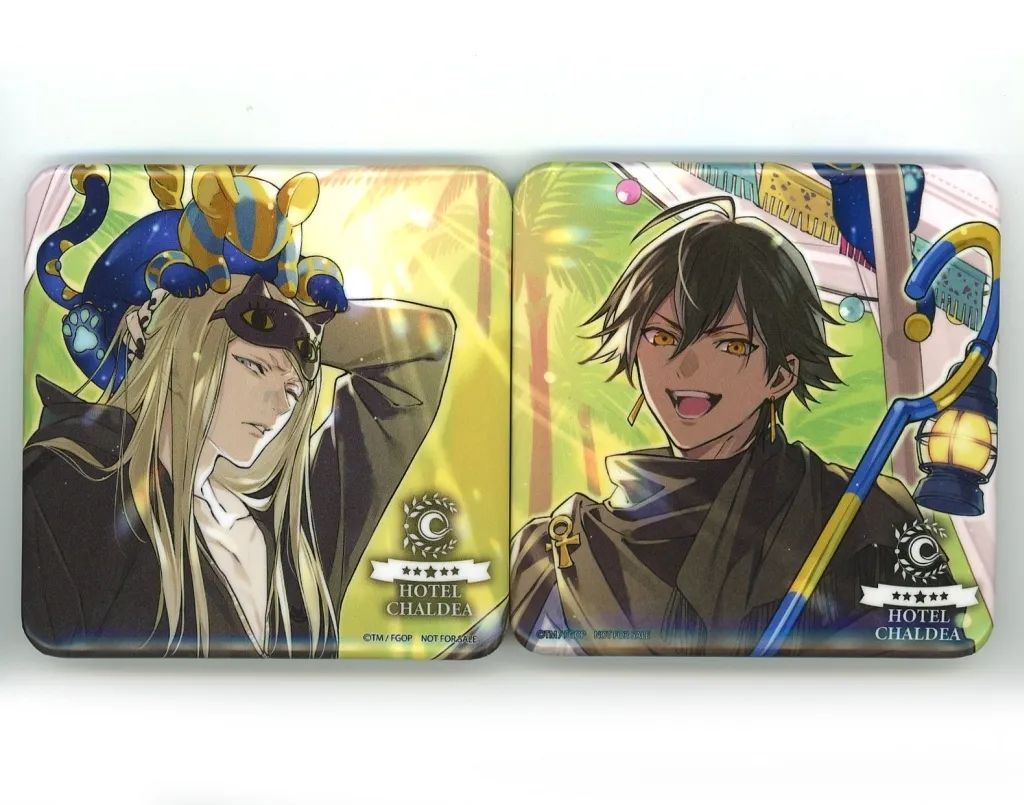 fgo ホテルカルデア　缶バッジセット　テスカトリポカ バッジ・ピンズ [単品] Room4.テスカトリポカ＆オジマンディアス