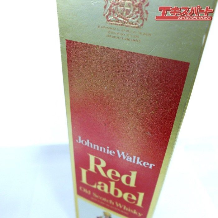 未開栓 ジョニーウォーカー レッドラベル 760ml 43% 箱付 - メルカリ