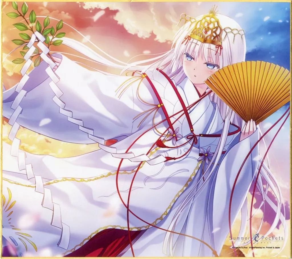 中古】紙製品 鳴瀬しろは イラスト色紙 「Summer Pockets」 特製
