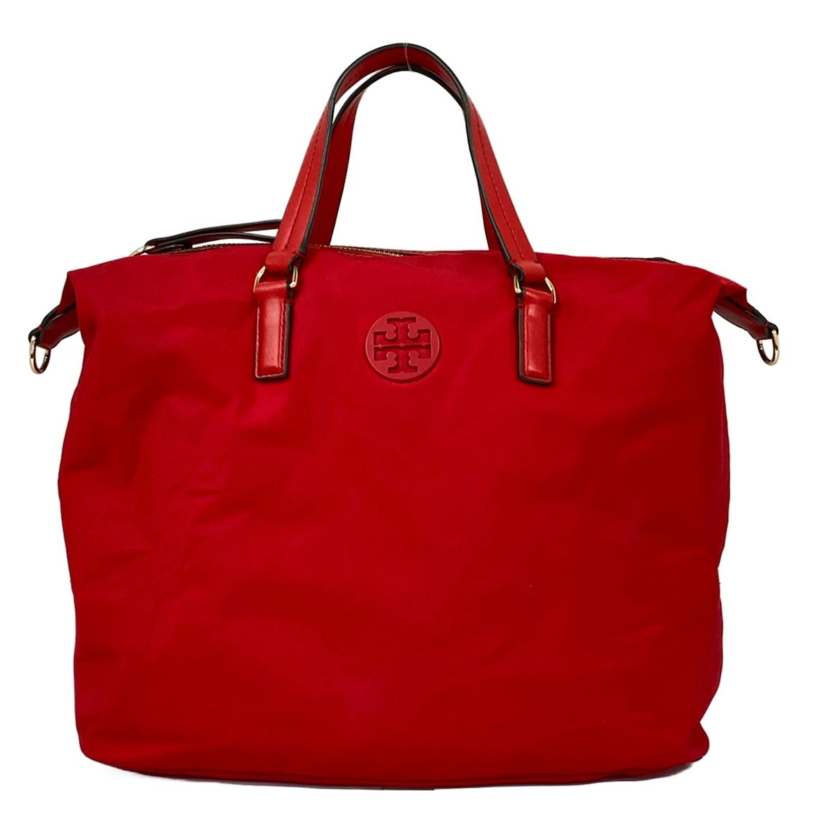TORY BURCH(トリーバーチ) ハンドバッグ - レッド - メルカリ