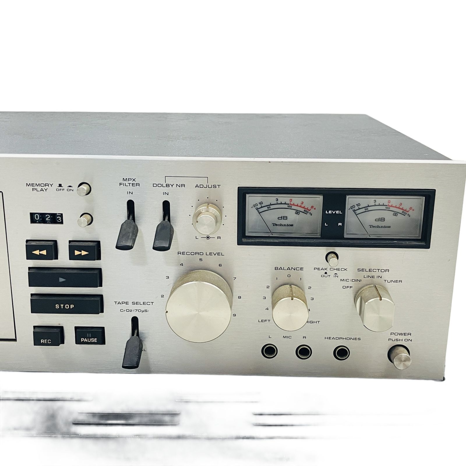 Technics カセットデッキ (RS-676U) + Pioneerの3点（レコード