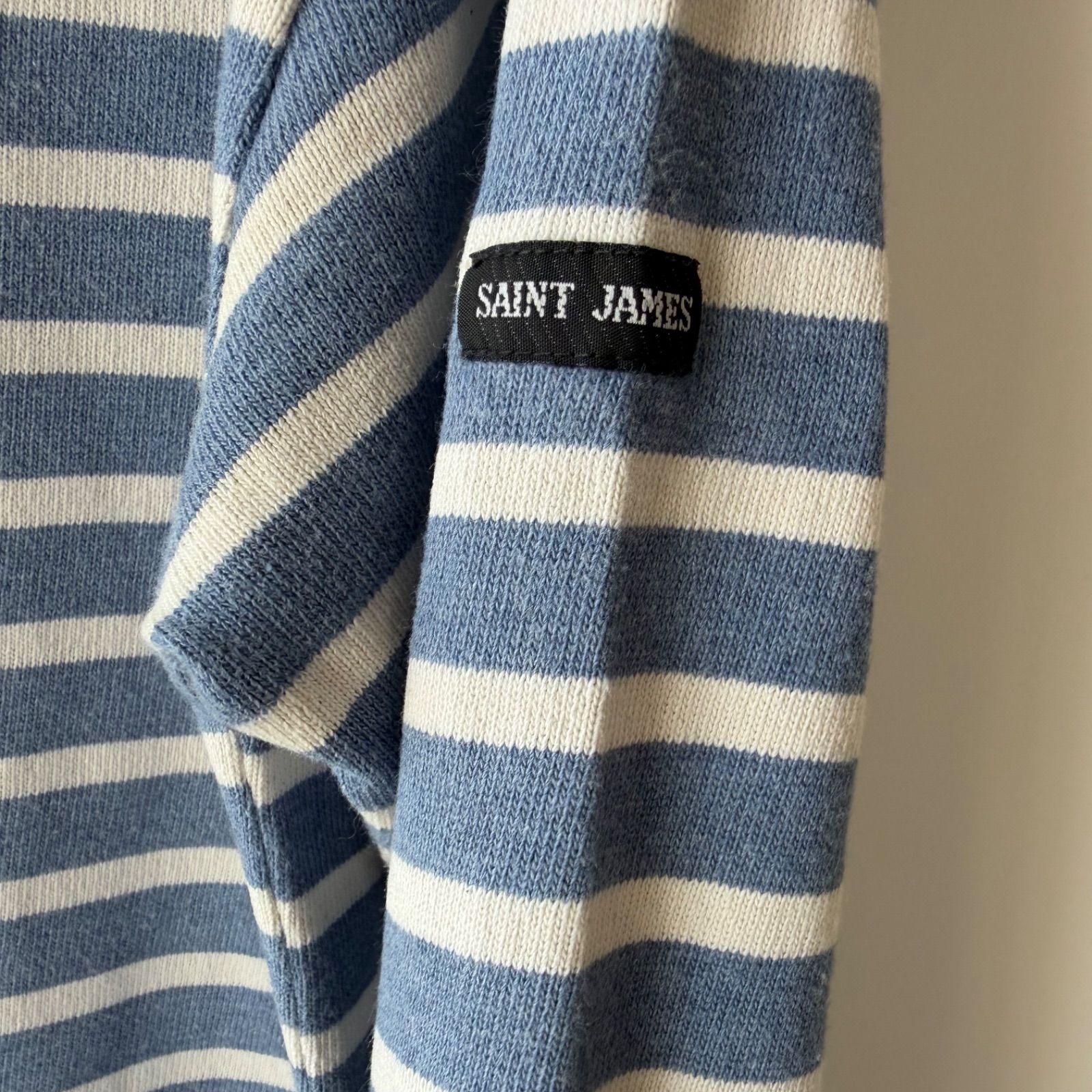 SAINT JAMES ouessant cobalt blue ⁄ ecru T3? セントジェームス 美品