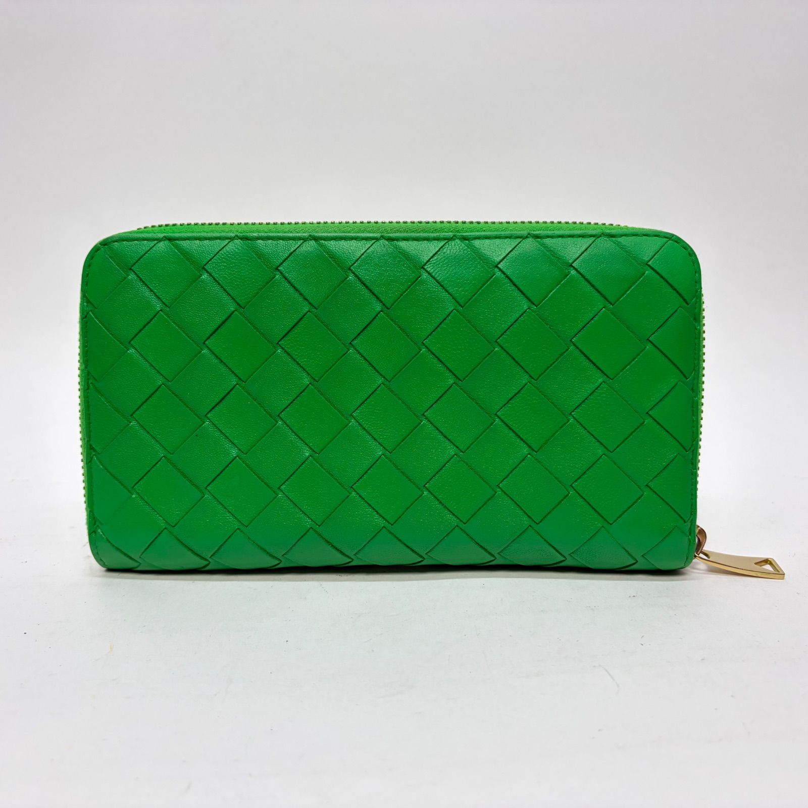 3941 BOTTEGA VENETA ボッテガヴェネタ 長財布 グリーン マキシ 