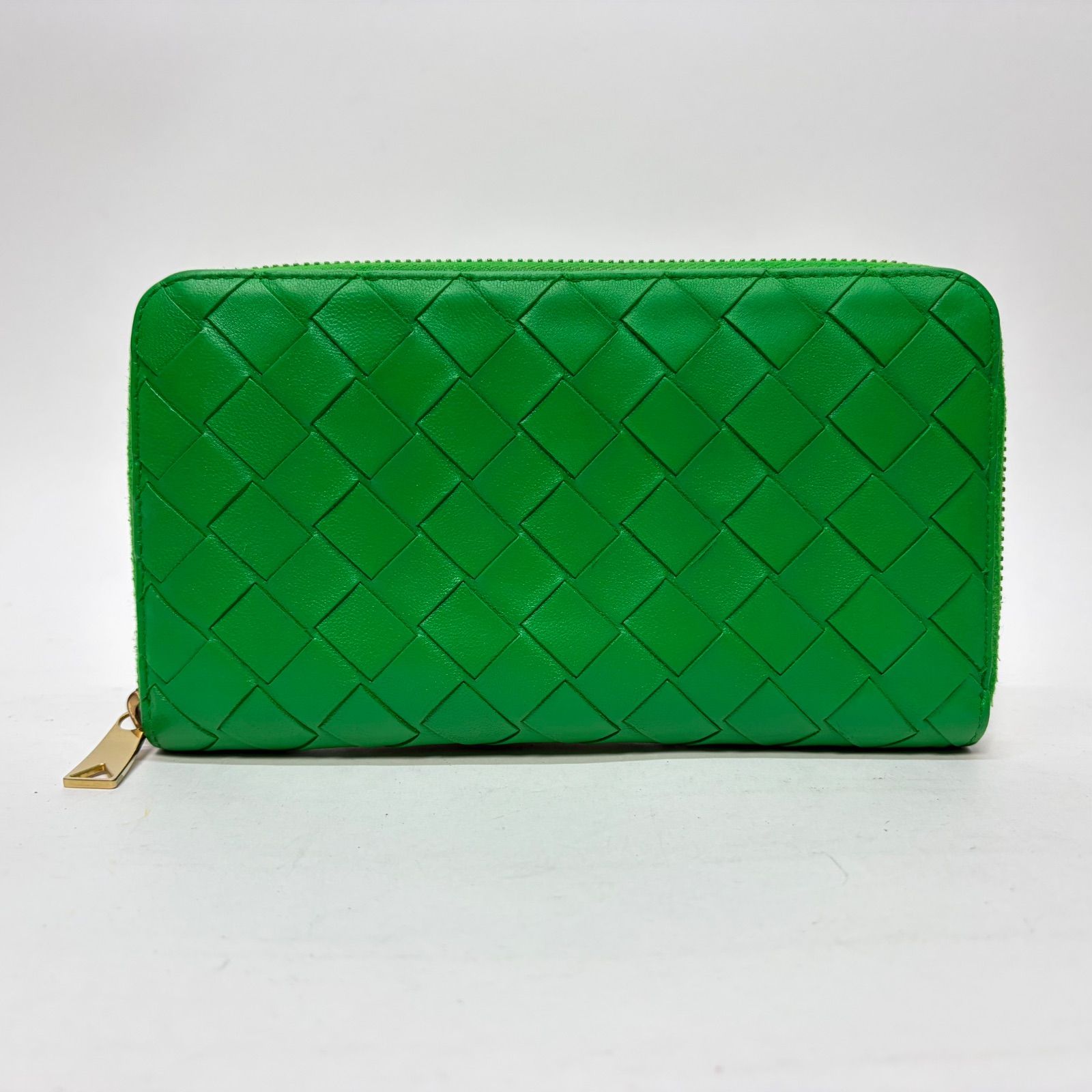 3941 BOTTEGA VENETA ボッテガヴェネタ 長財布 グリーン マキシ 