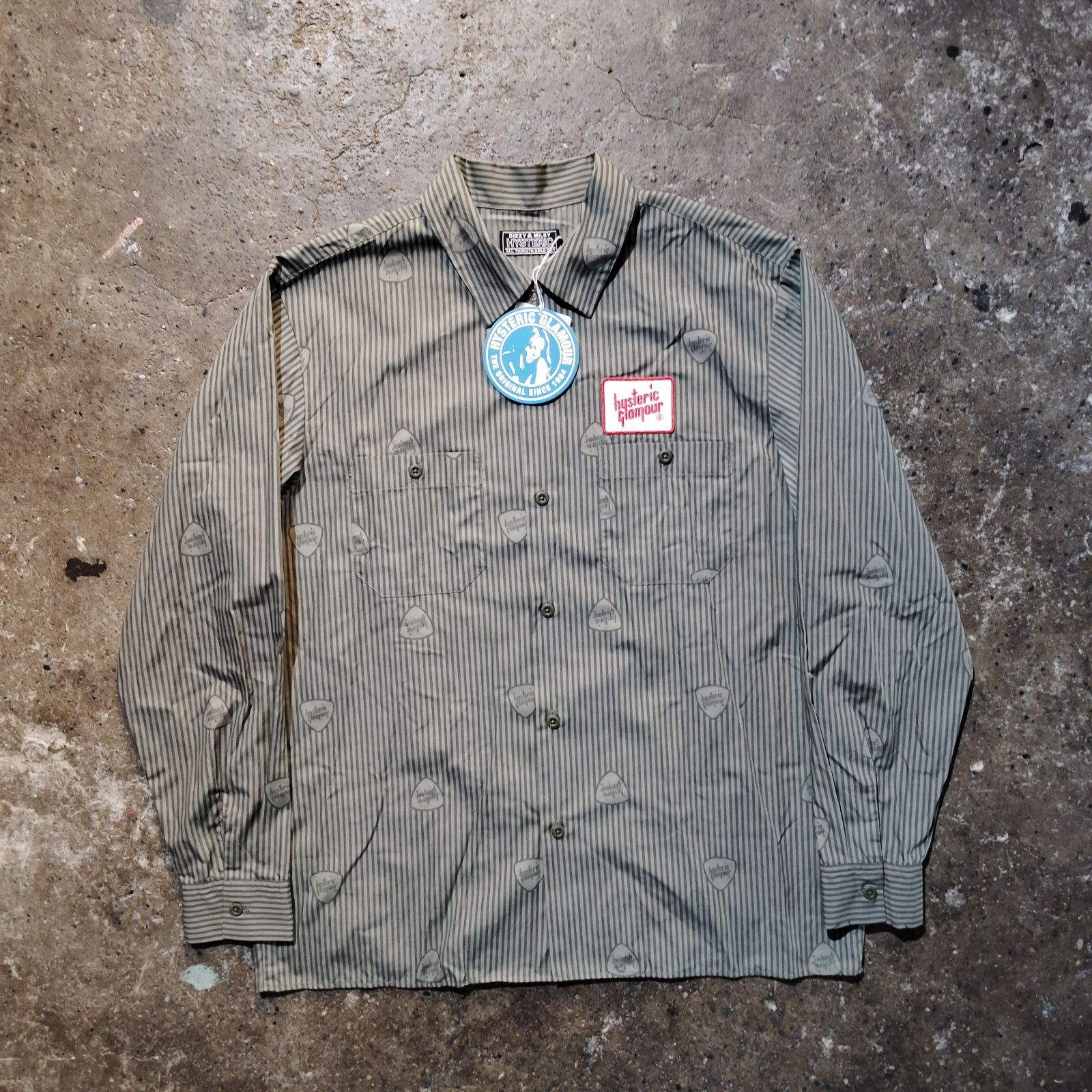 HYSTERIC GLAMOUR 24aw SOUND VIBRATION エンジニアシャツ XL 