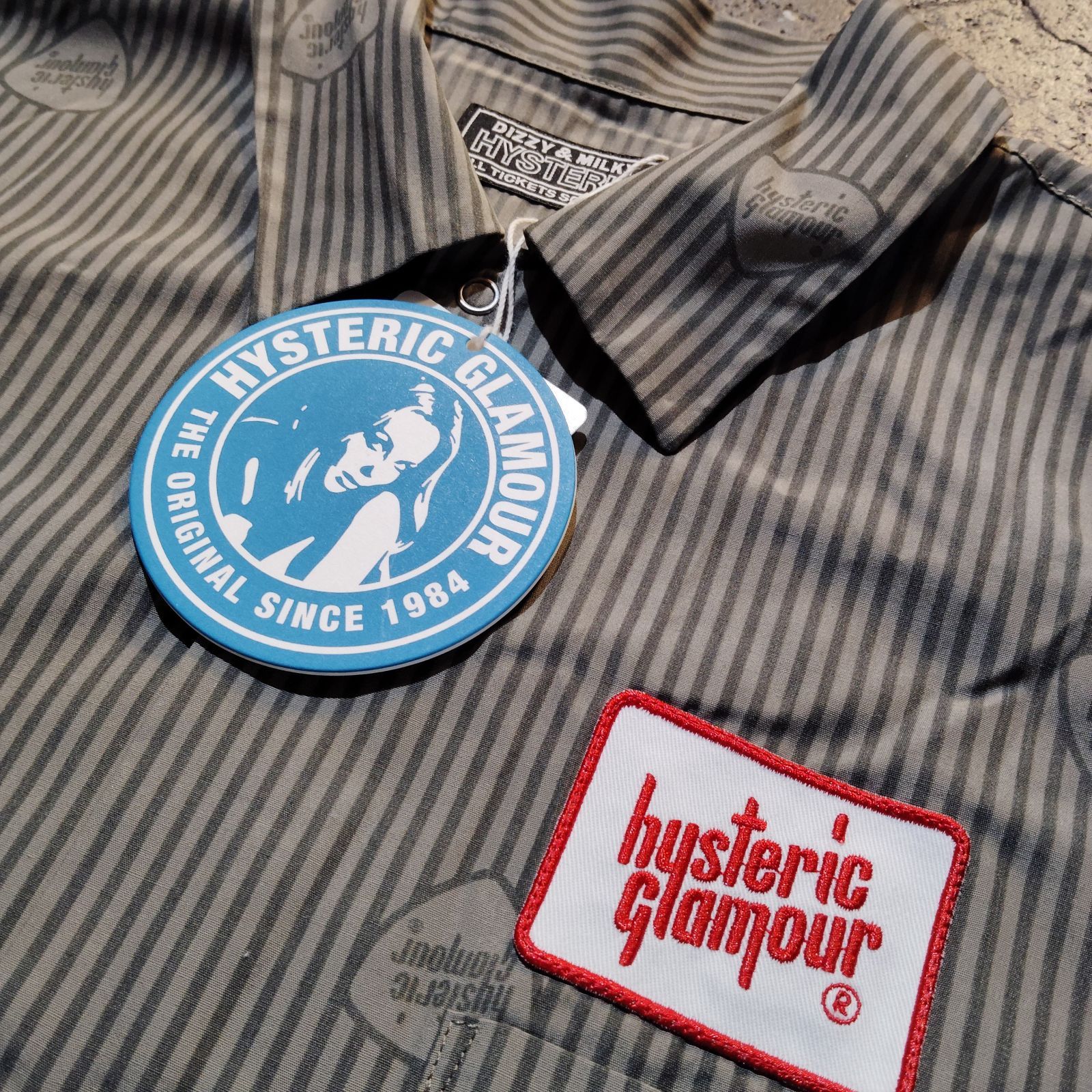 HYSTERIC GLAMOUR 24aw SOUND VIBRATION エンジニアシャツ XL 